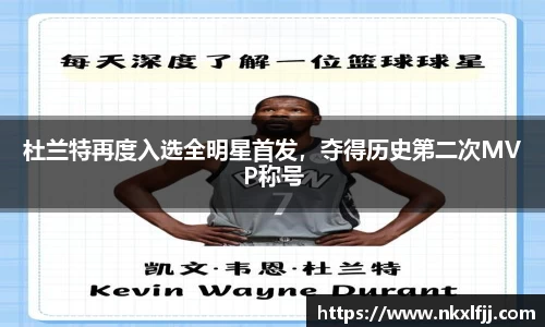 杜兰特再度入选全明星首发，夺得历史第二次MVP称号
